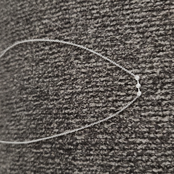 Elsie May Diamond Accent Triple Bezel 16 Pendant Necklace - Picture 2 of 5